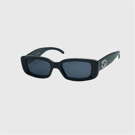 gucci gg2409|Vintage 90s Gucci Moda Sunglasses Black Rectangular GG 2409 .